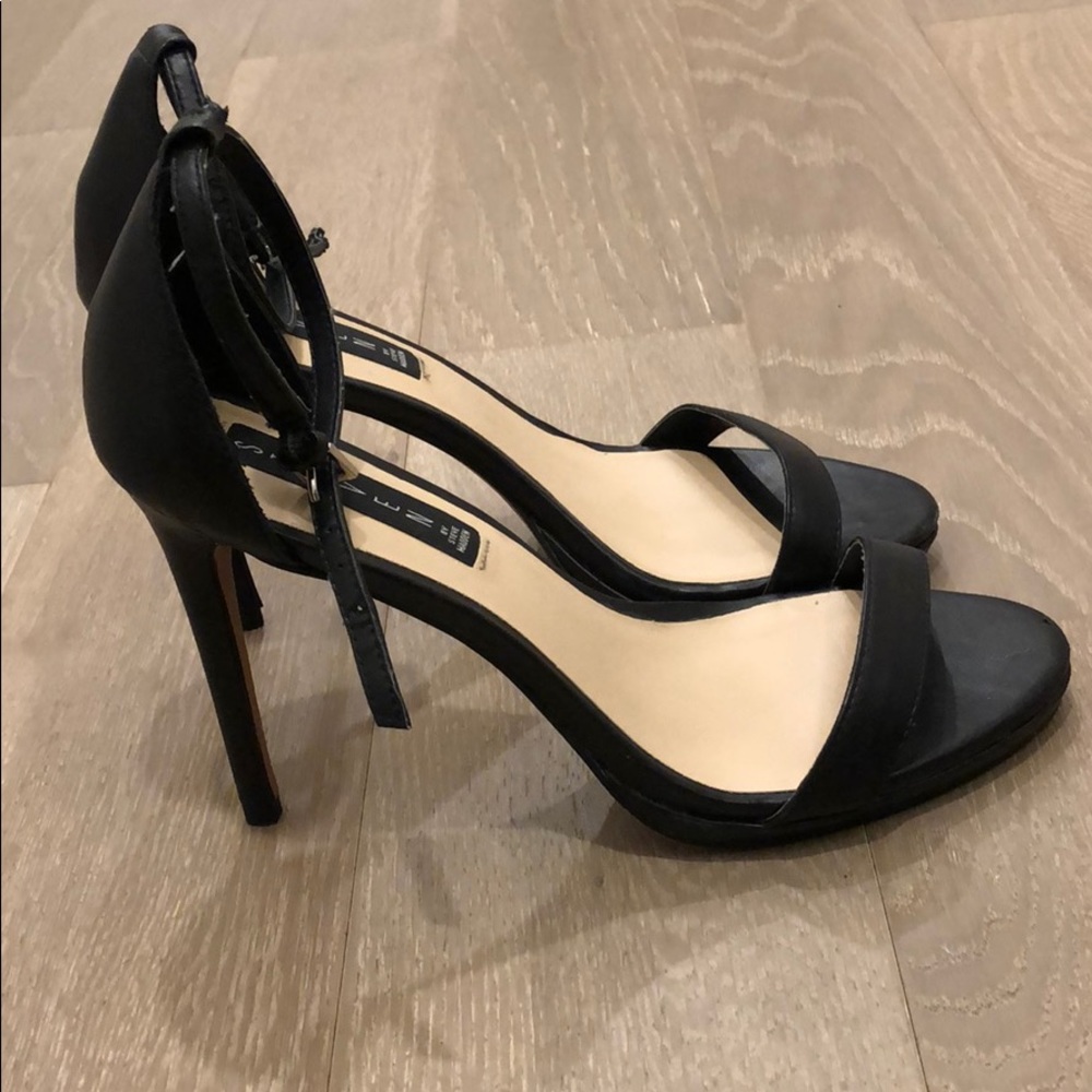 Strap Black Heels